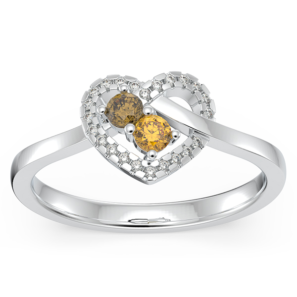 Forever in My Heart Gemstone Promise Ring