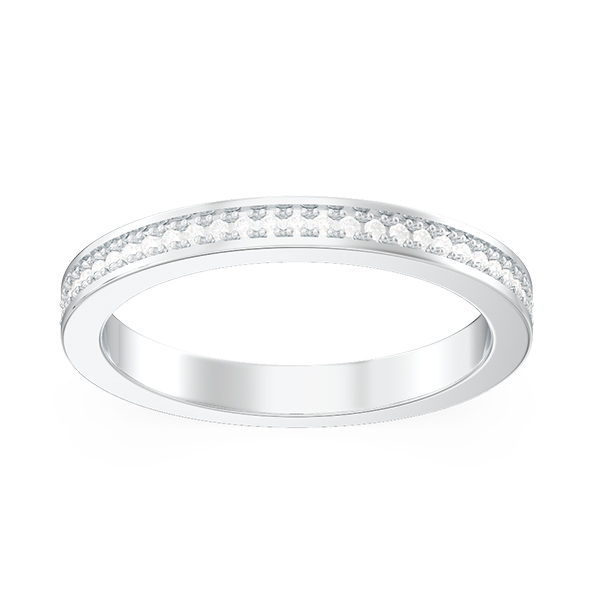 Pavé Milgrain Wedding Band